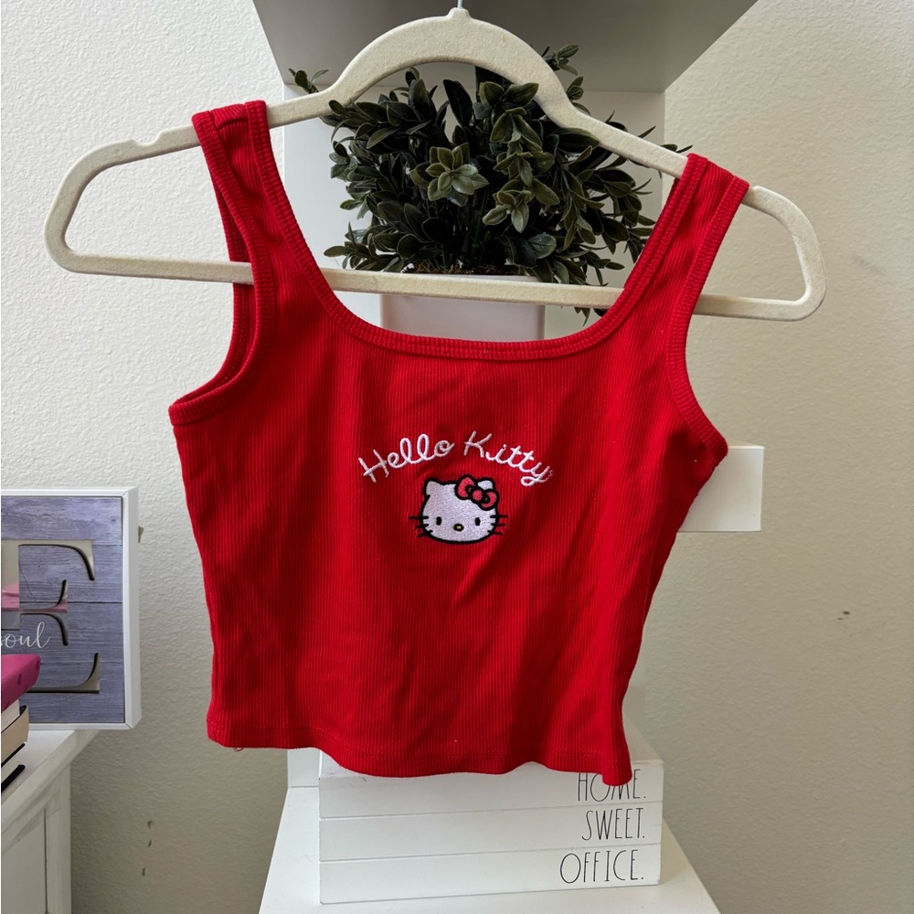 Hello Kitty Red Crop Top